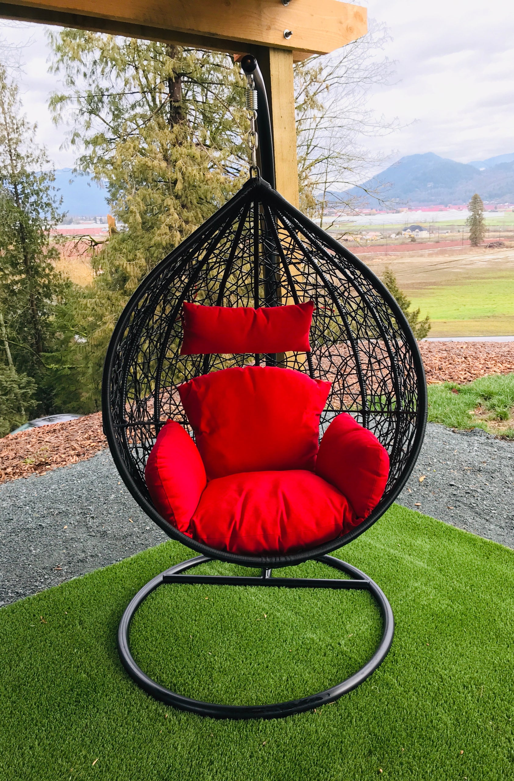 Garden single swing chair 2025